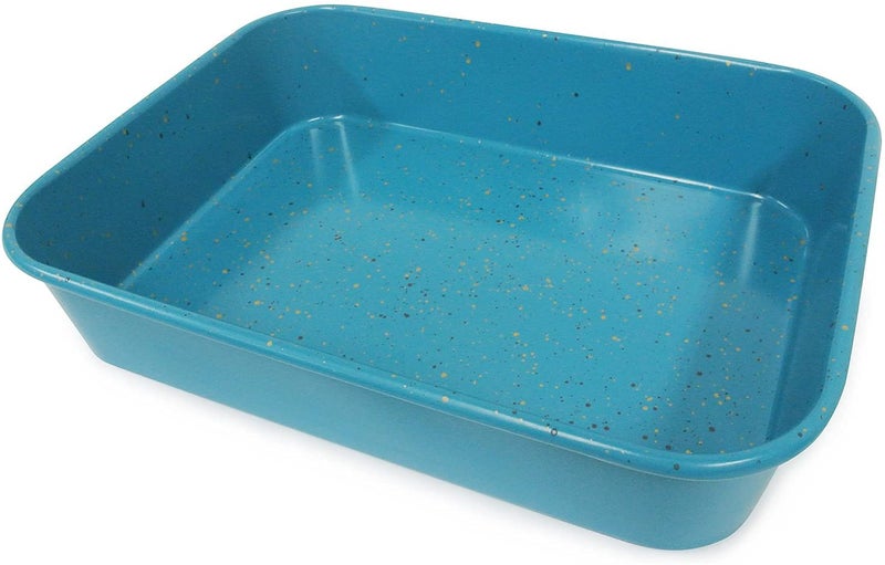 casaWare Ceramic Coated NonStick Lasagna/Roaster Pan 13 x 10 x 3-Inch (Blue Granite) - Image 2